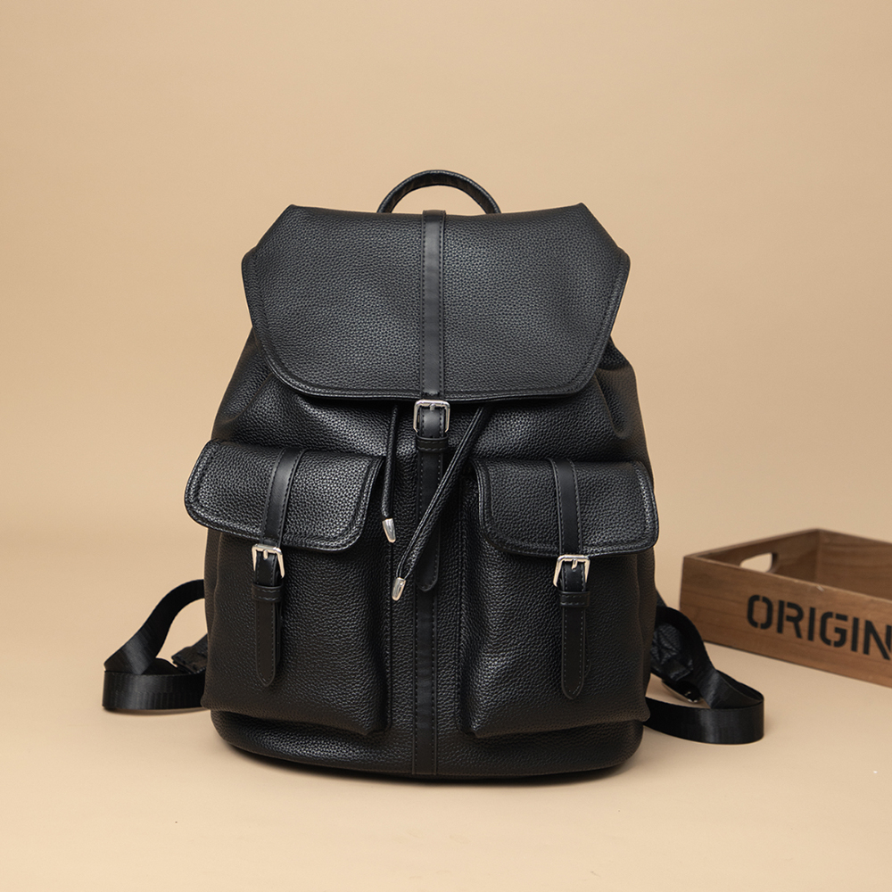 Leather Work Rucksack - 2025 Luxury Soft PU Leather Backpack