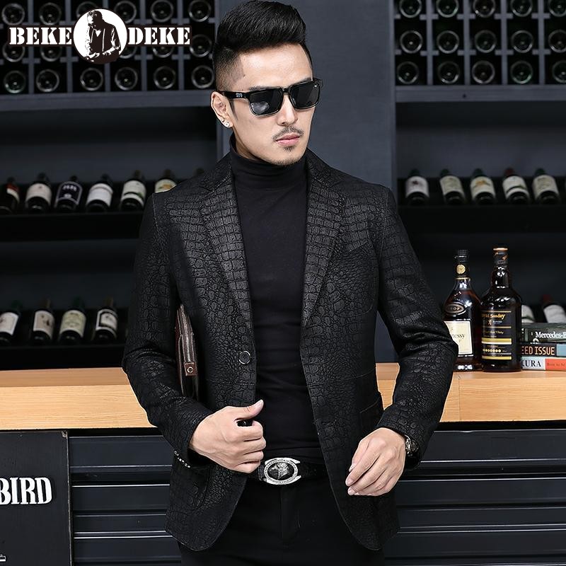 Leather Work Jacket - Autumn Business Men Sheepskin Genuine Leather