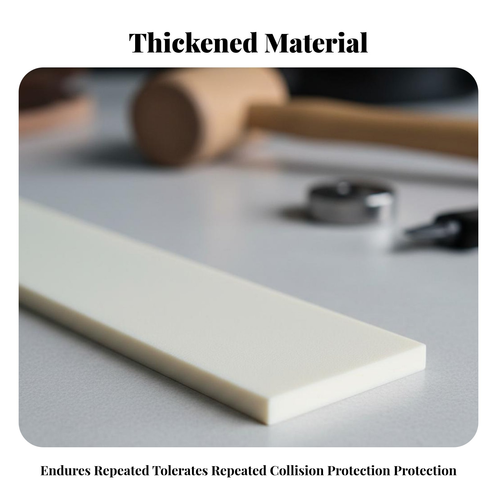 Leatherworker Block - Leather Perforate Backing Block Wear Resistant