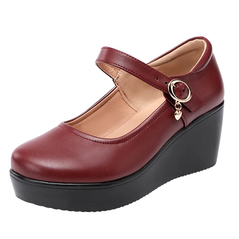 6cm Small Size 32-43 Vintage S - Leather Work Flats Women 리뷰 및 가격