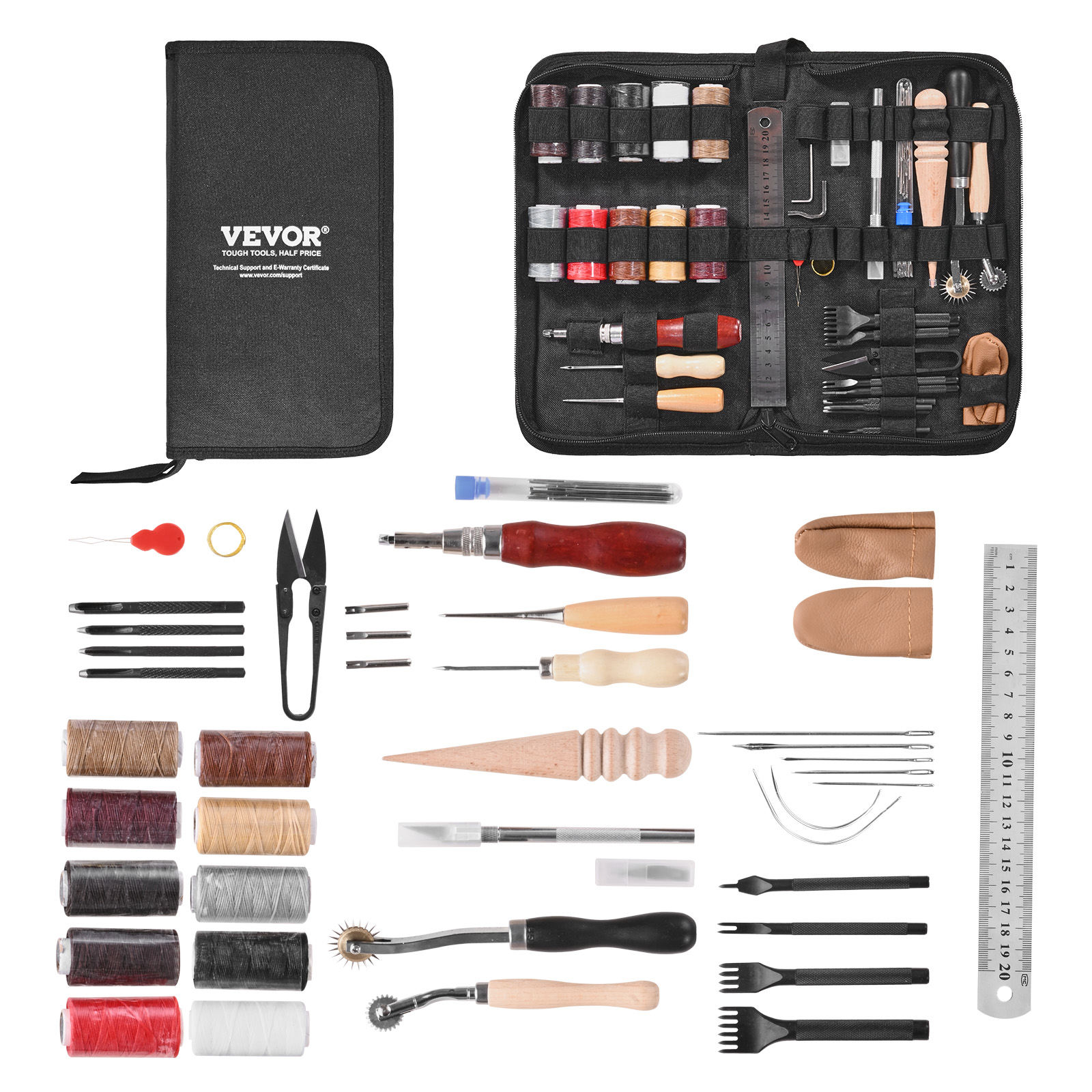SucceBuy 38/59/61/72/92PCs Lea - Leather Work Organiser 리뷰 및 가격