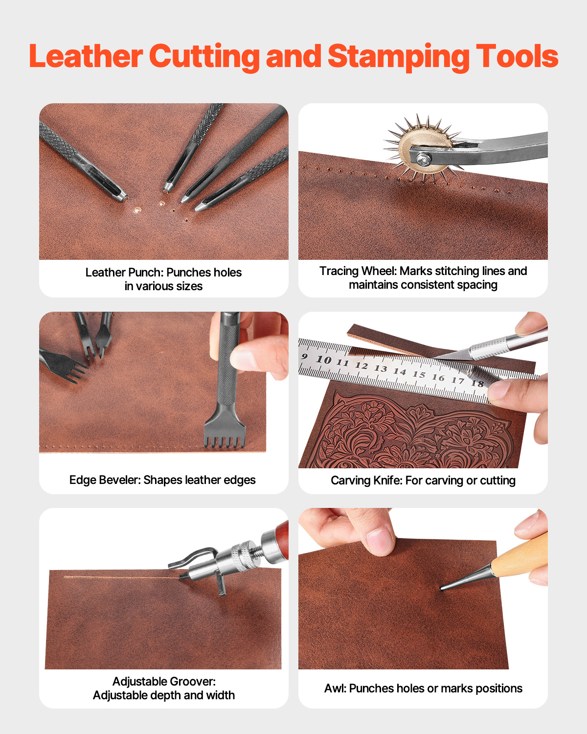 SucceBuy 38/59/61/72/92PCs Lea - Leather Work Organiser 리뷰 및 가격