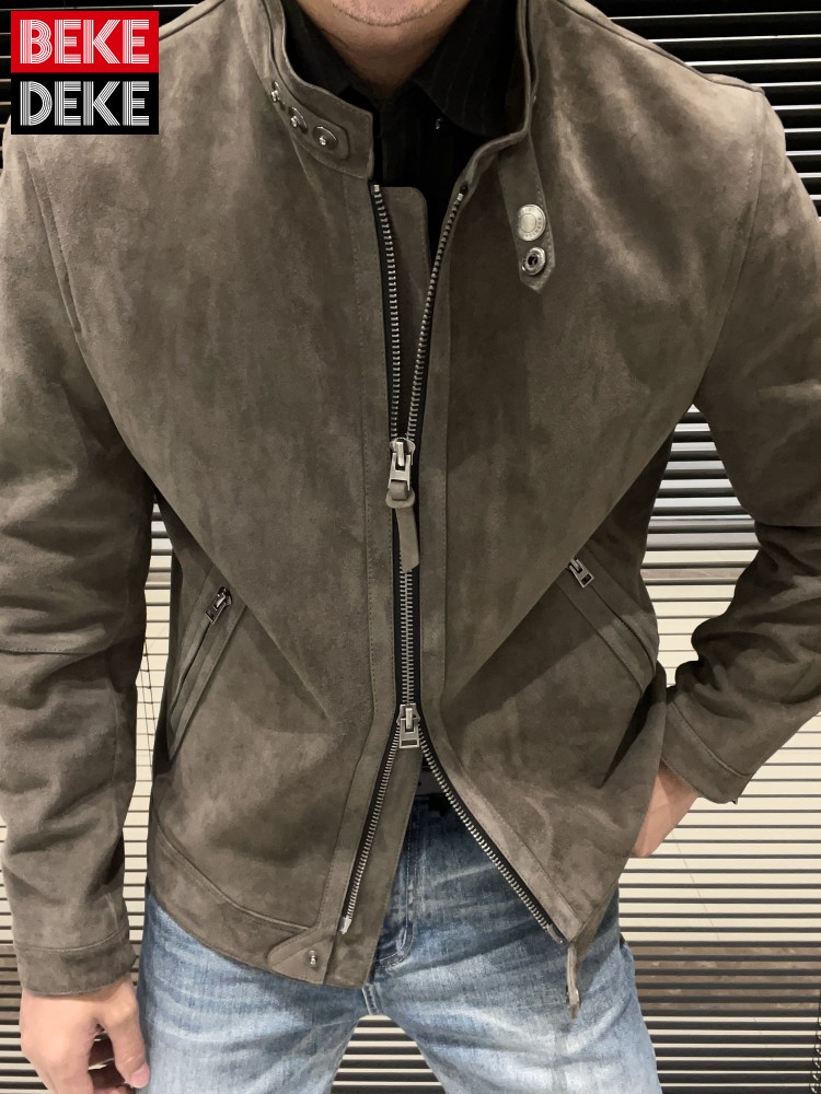 Fashion Mens New Slim Fit Stan - Leather Work Jacket 리뷰 및 가격