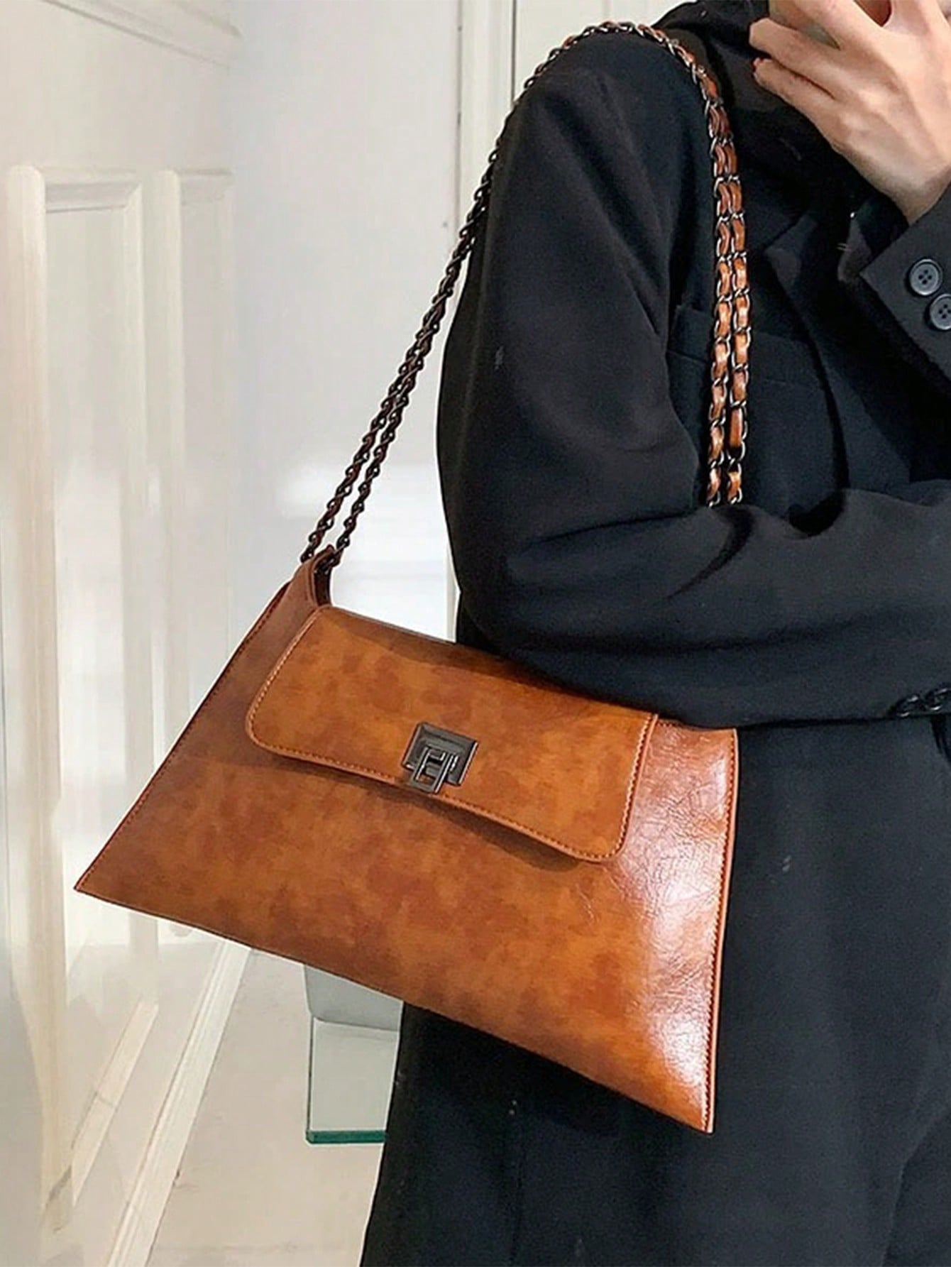 Shoulder Bag Handbag/Elegant F - Leatherworking Items 리뷰 및 가격