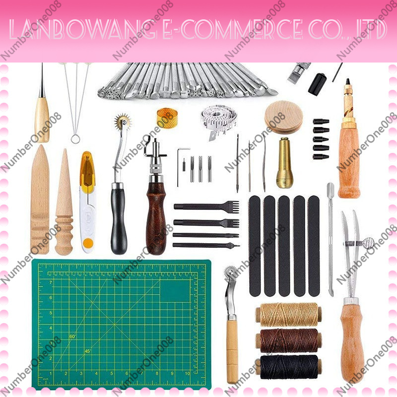 Leather Tool Set 50-Piece, Han - Groover Stitching Tool 리뷰 및 가격