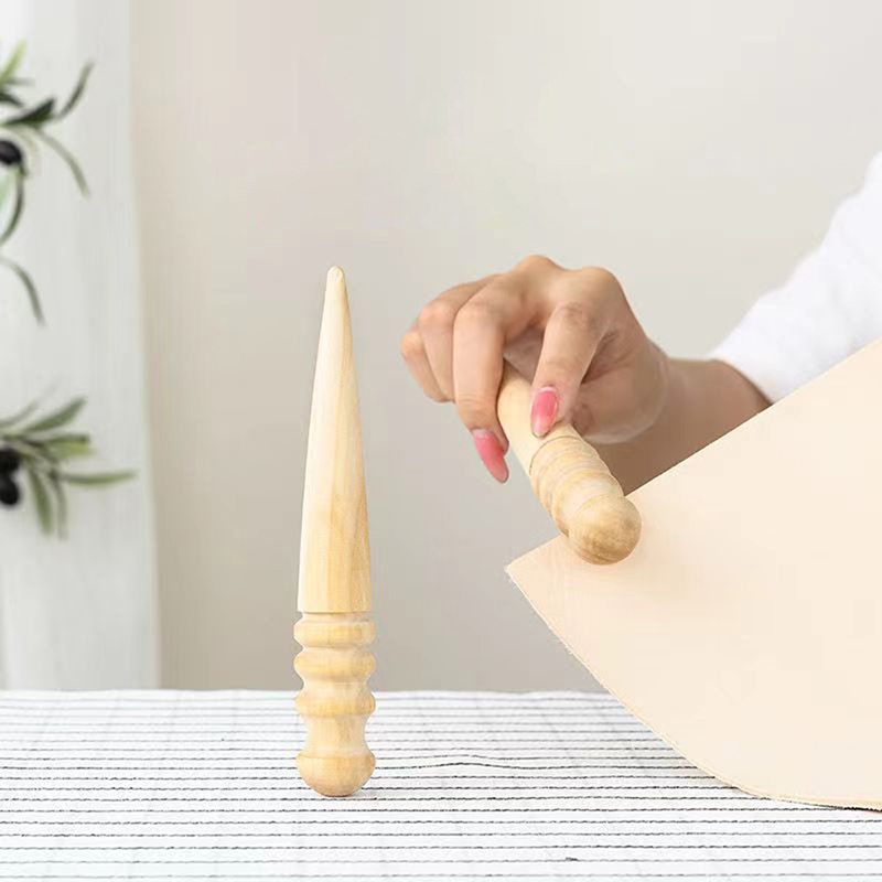 1PC Wood Leather Solid Wood Ro - Leather Work Organiser 리뷰 및 가격