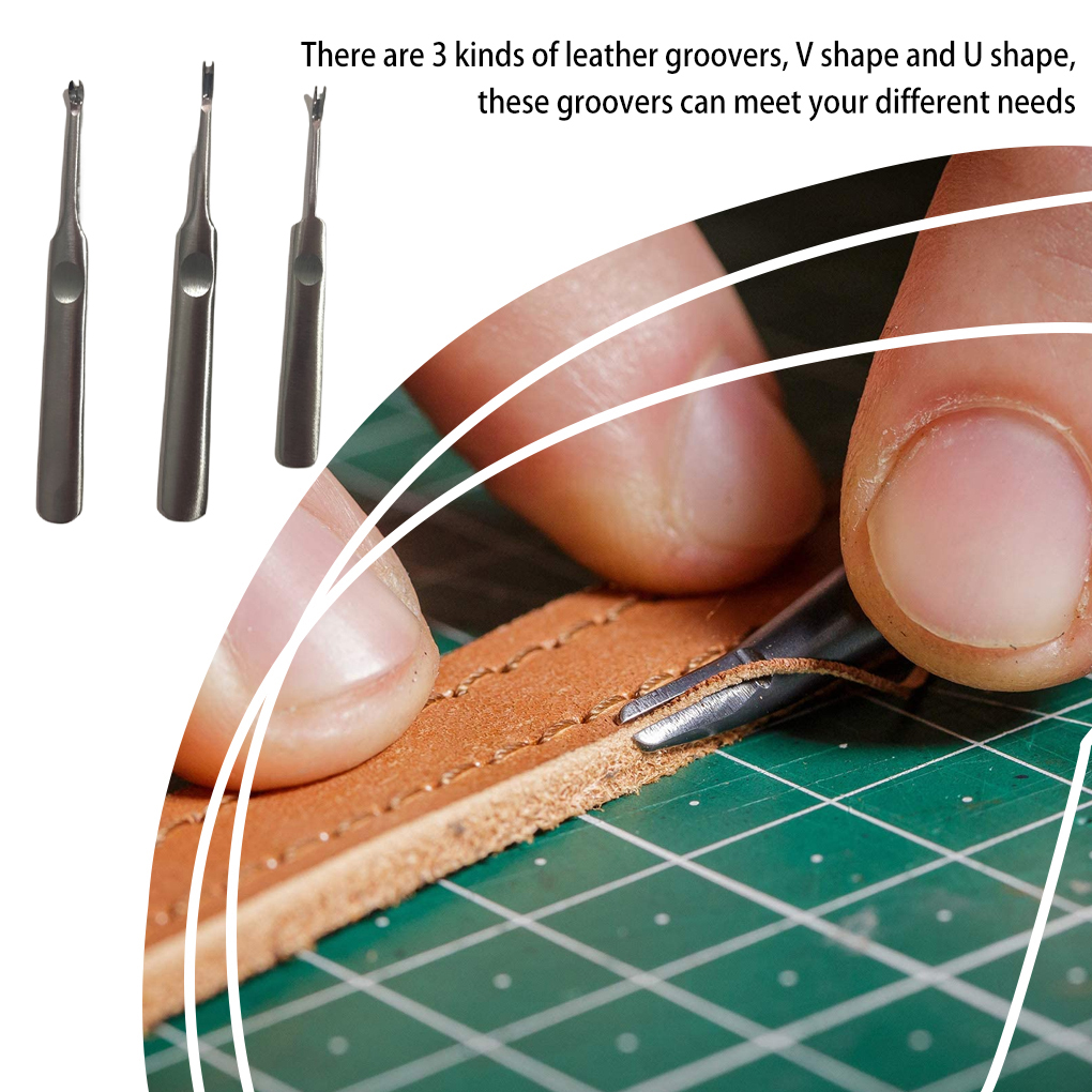 3 Pieces/Set Professional Leat - Leather Edge Beveler 리뷰 및 가격