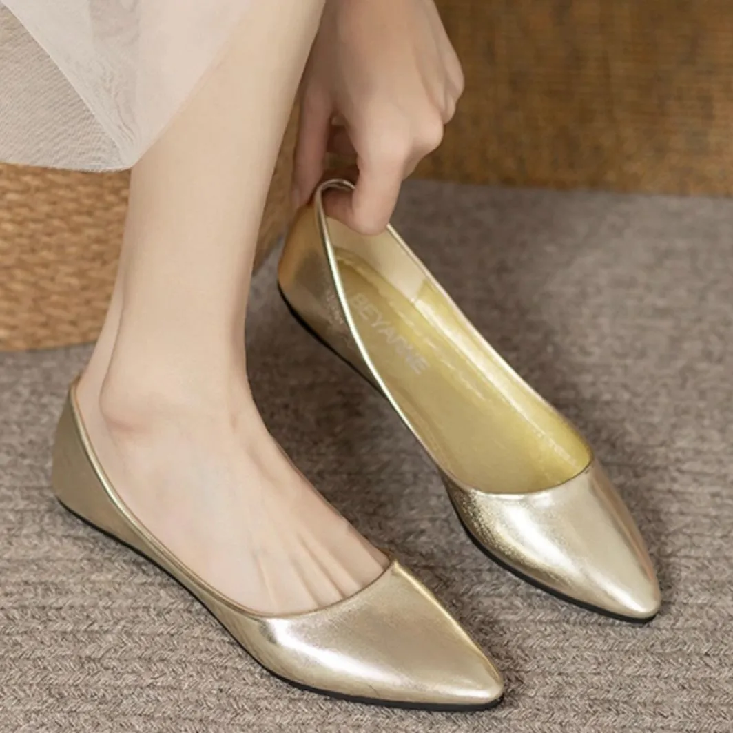 women cute sweet light weight  - Leather Work Flats Women 리뷰 및 가격