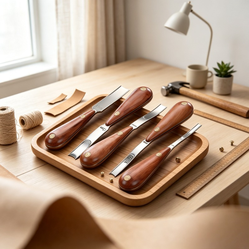 Wide Rosewood Skiving Knife, L - Leather Edge Beveler 리뷰 및 가격