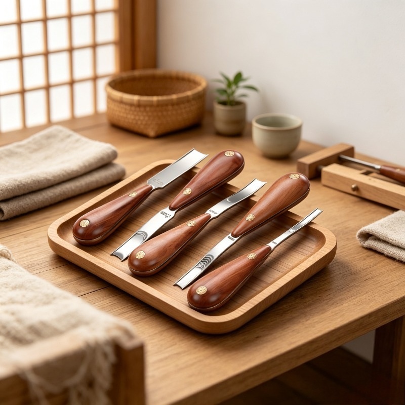 Wide Rosewood Skiving Knife, L - Leather Edge Beveler 리뷰 및 가격