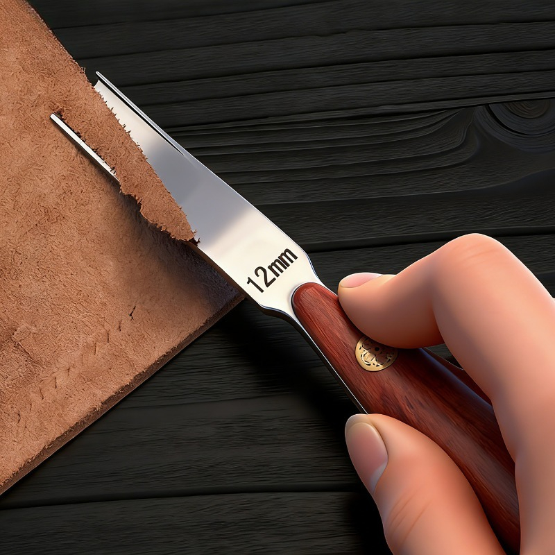 Wide Rosewood Skiving Knife, L - Leather Edge Beveler 리뷰 및 가격
