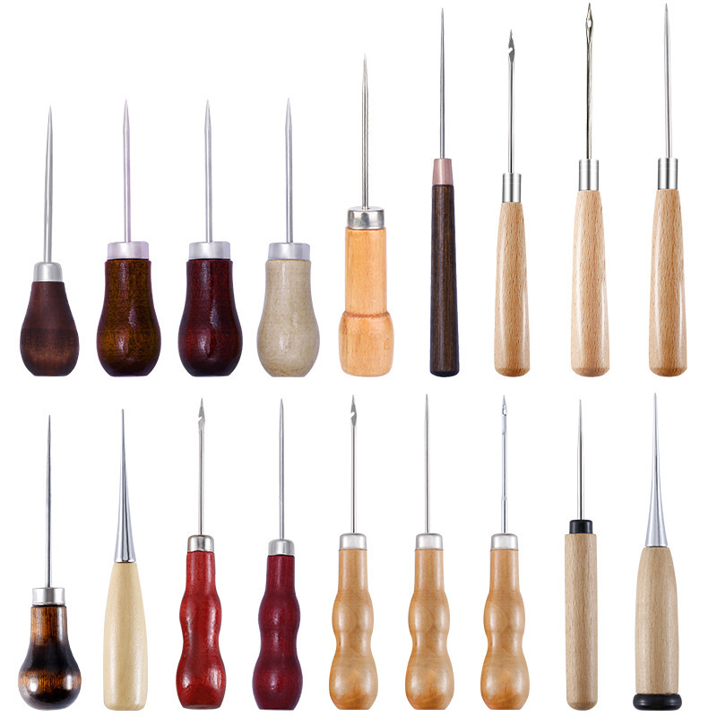 Leather Awl Wood Handle Awls S - Leather Work Organiser 리뷰 및 가격
