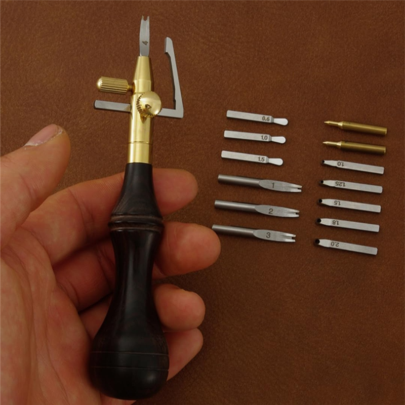 YWDZ-6 In 1 Leather Groover To - Groover Stitching Tool 리뷰 및 가격
