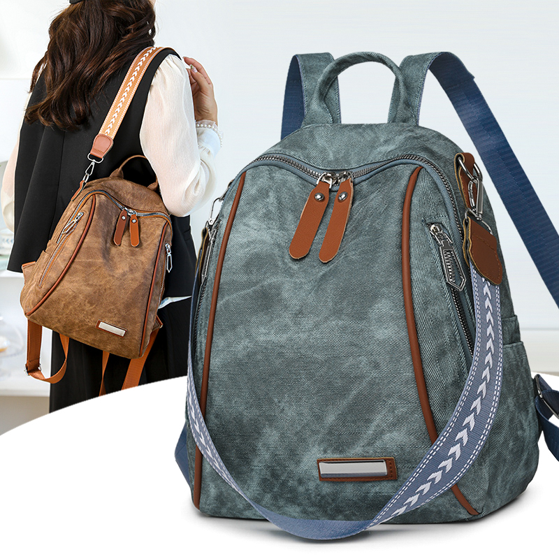 Women Large Capacity Backpack  - Leather Work Rucksack 리뷰 및 가격