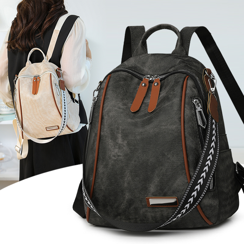 Women Large Capacity Backpack  - Leather Work Rucksack 리뷰 및 가격