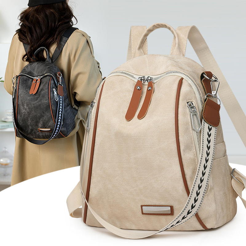Women Large Capacity Backpack  - Leather Work Rucksack 리뷰 및 가격