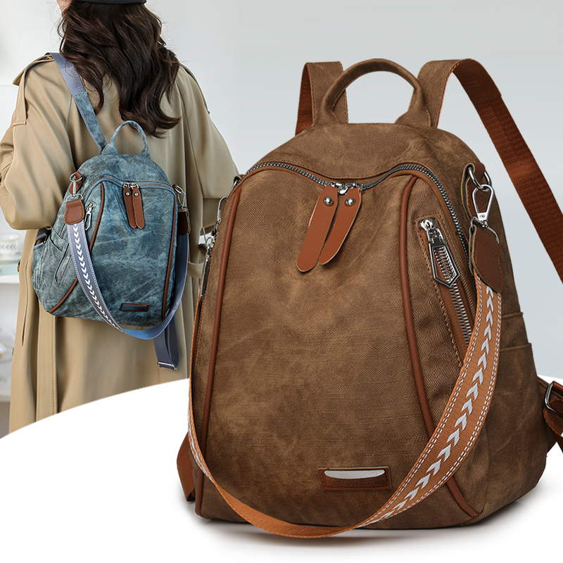 Women Large Capacity Backpack  - Leather Work Rucksack 리뷰 및 가격