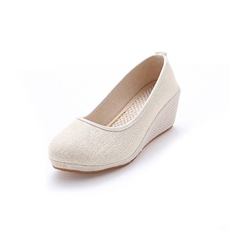 Cloth Shoes Embroidered Shoes  - Leather Work Flats Women 리뷰 및 가격