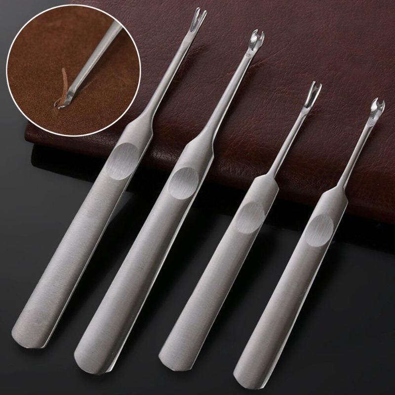 4pcs U+V Shaped Leather Stitch - Groover Stitching Tool 리뷰 및 가격