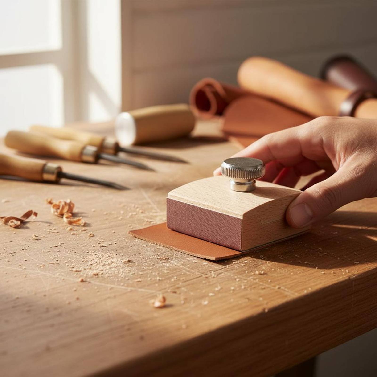 Leather Border Sanding Block A - Leatherworker Block 리뷰 및 가격