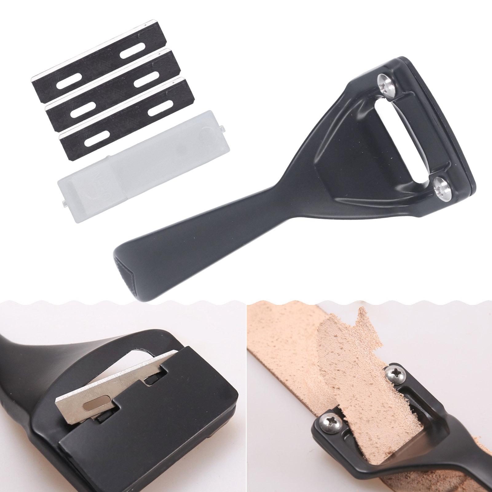 Leather Skiving Knife 3 Blades - Leather Edge Beveler 리뷰 및 가격