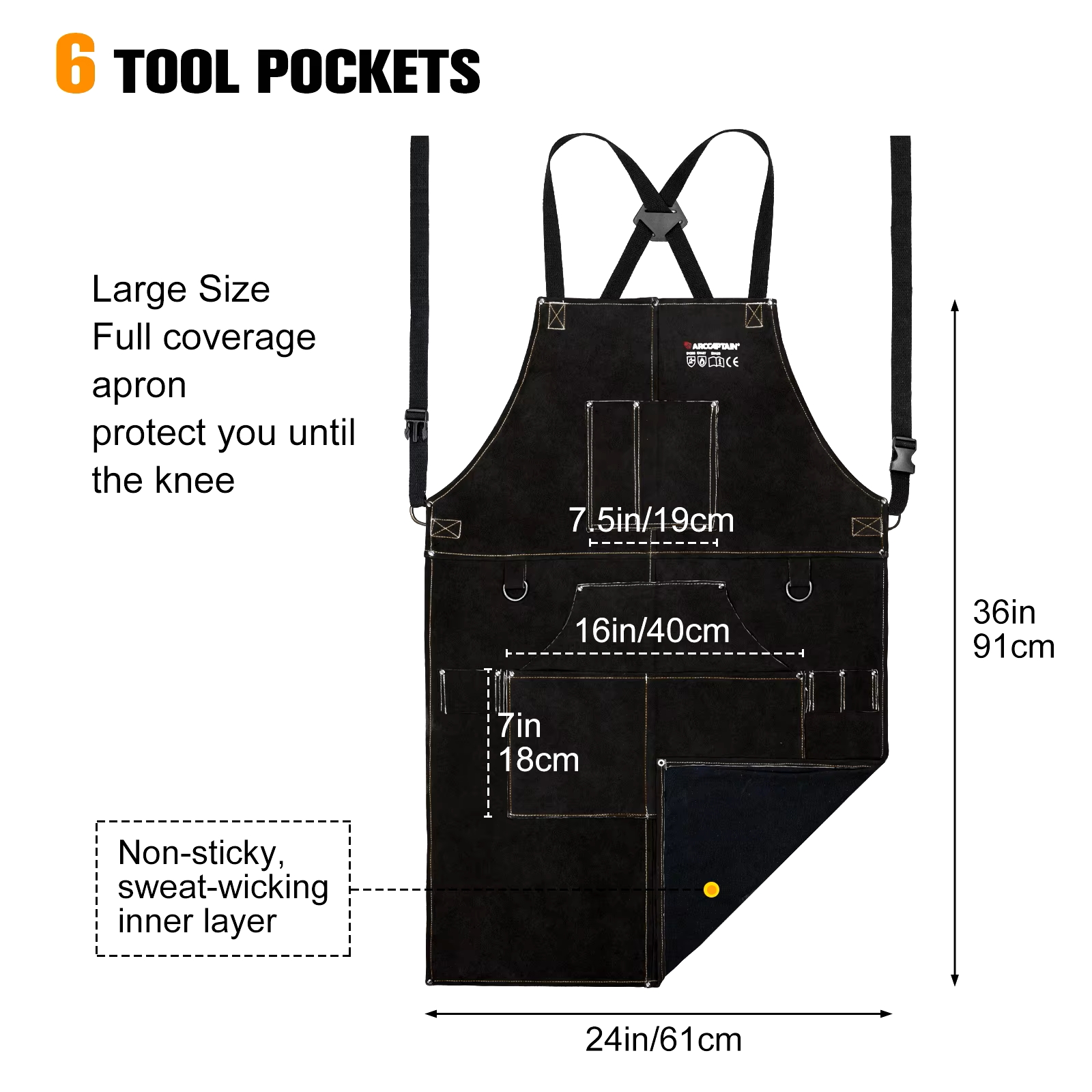ARCCAPTAIN Leather Welding Wor - Leather Work Organiser 리뷰 및 가격