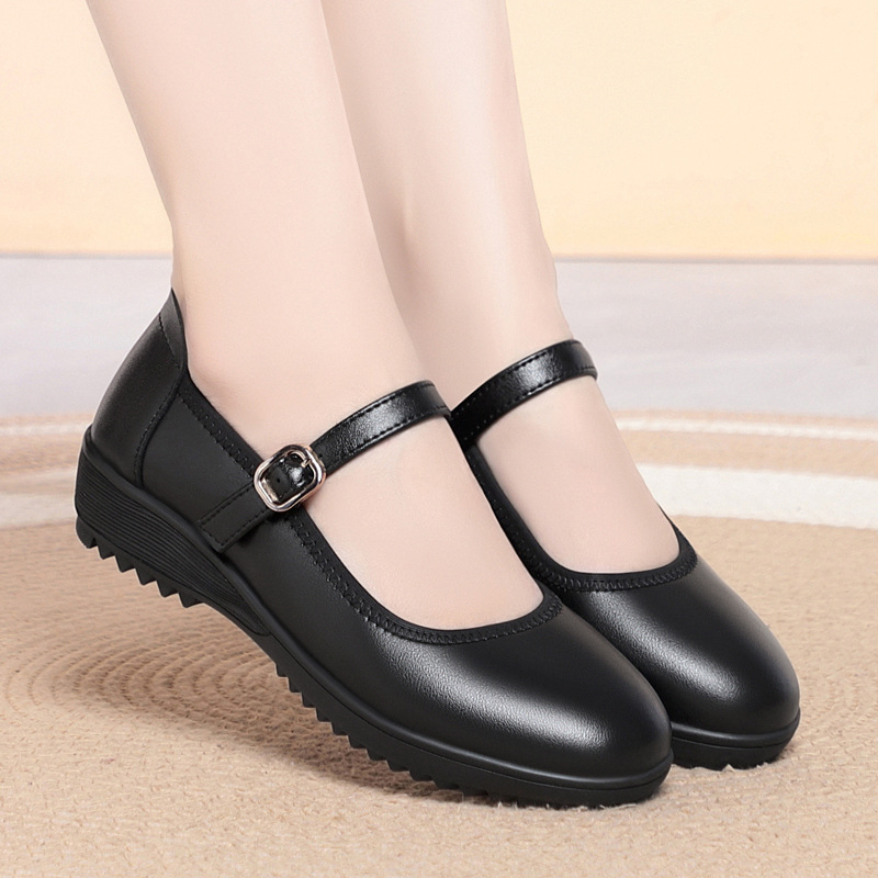 Quality Breathable Comfortable - Leather Work Flats Women 리뷰 및 가격