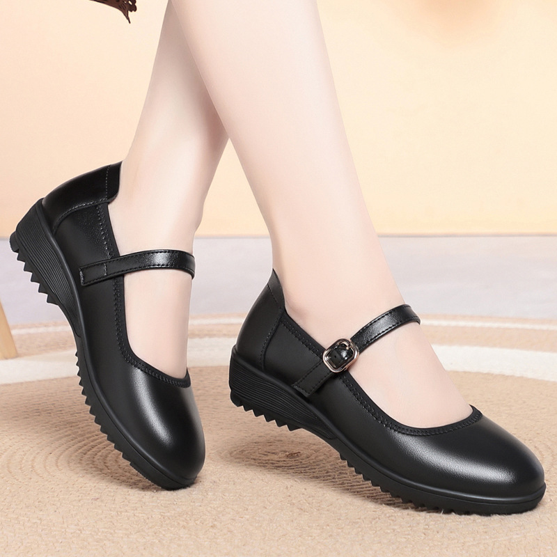 Quality Breathable Comfortable - Leather Work Flats Women 리뷰 및 가격