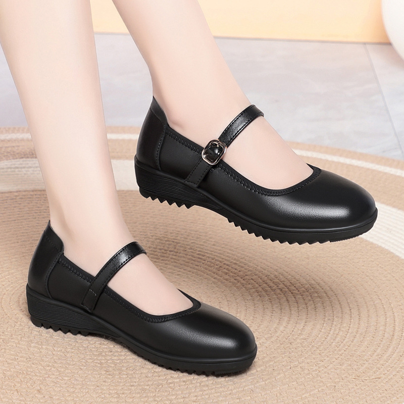 Quality Breathable Comfortable - Leather Work Flats Women 리뷰 및 가격