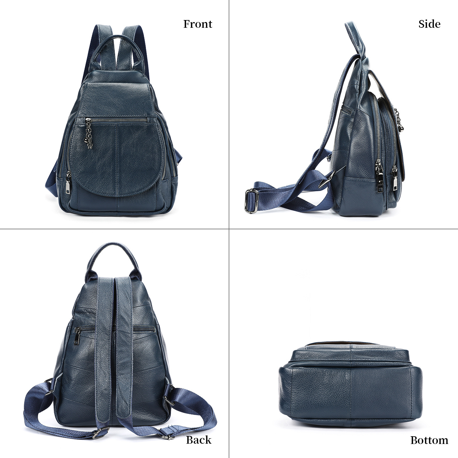 Genuine Cowhide Leather Backpa - Leather Work Rucksack 리뷰 및 가격