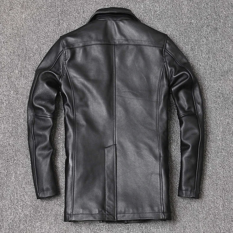 Genuine Leather Jacket Men's T - Leather Work Jacket 리뷰 및 가격