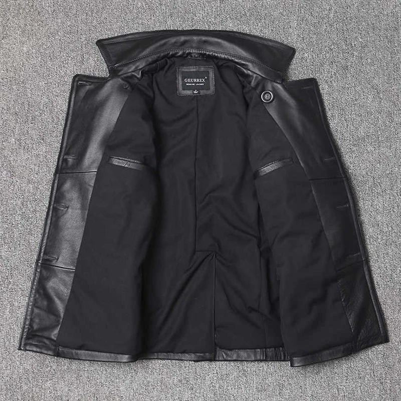 Genuine Leather Jacket Men's T - Leather Work Jacket 리뷰 및 가격
