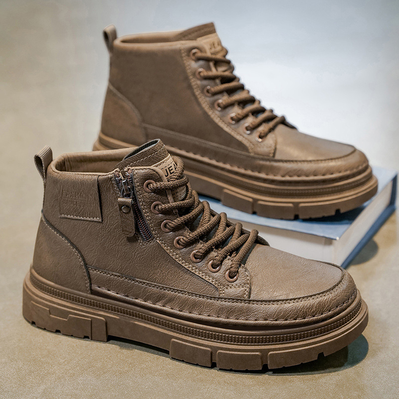 High top boots men's shoes aut - Leatherworking Items 리뷰 및 가격