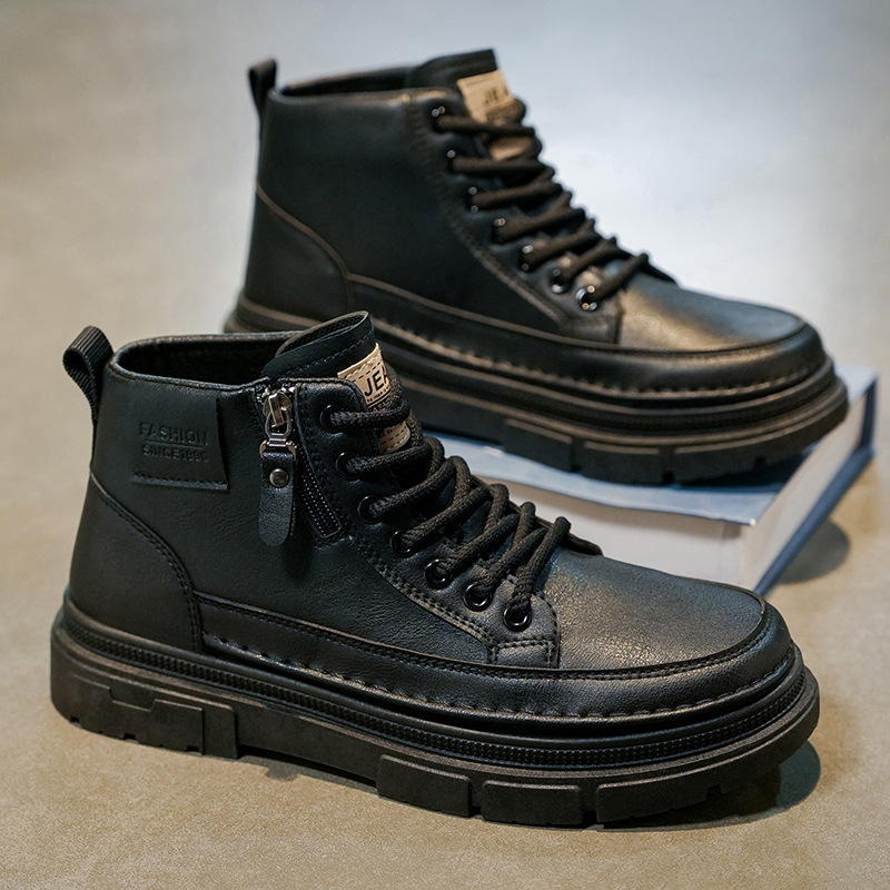 High top boots men's shoes aut - Leatherworking Items 리뷰 및 가격