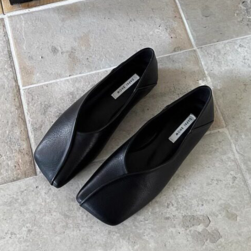 Women New Loafers Shoes Flats  - Leather Work Flats Women 리뷰 및 가격