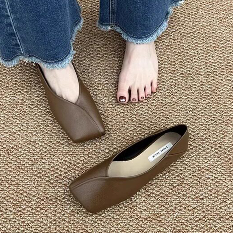 Women New Loafers Shoes Flats  - Leather Work Flats Women 리뷰 및 가격