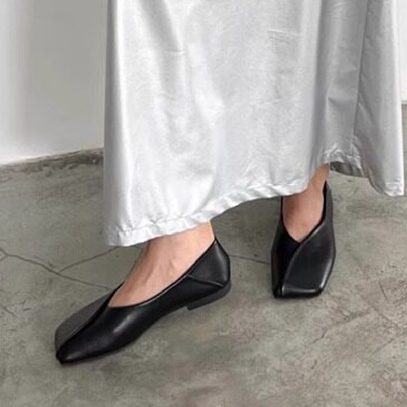 Women New Loafers Shoes Flats  - Leather Work Flats Women 리뷰 및 가격