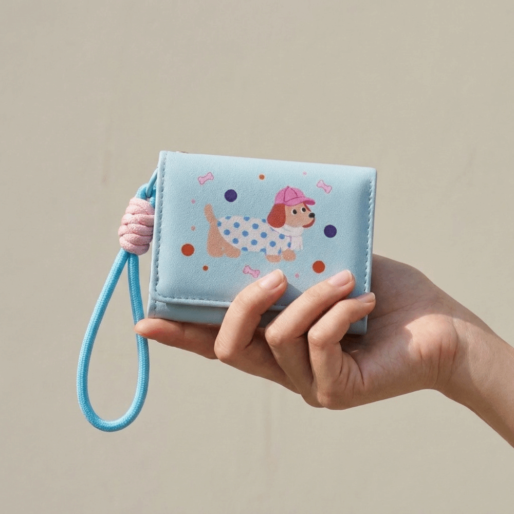 PU Dachshund Dog Wallet PU Lea - Leatherworking Items 리뷰 및 가격