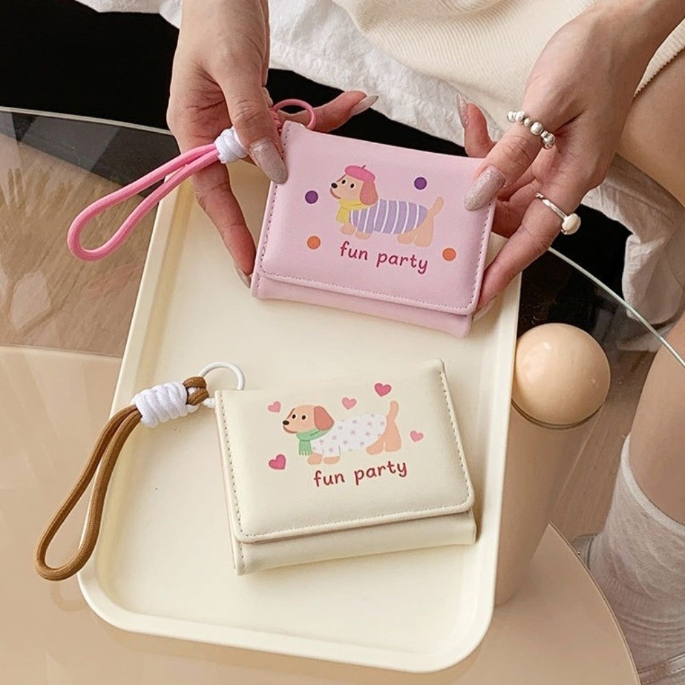 PU Dachshund Dog Wallet PU Lea - Leatherworking Items 리뷰 및 가격