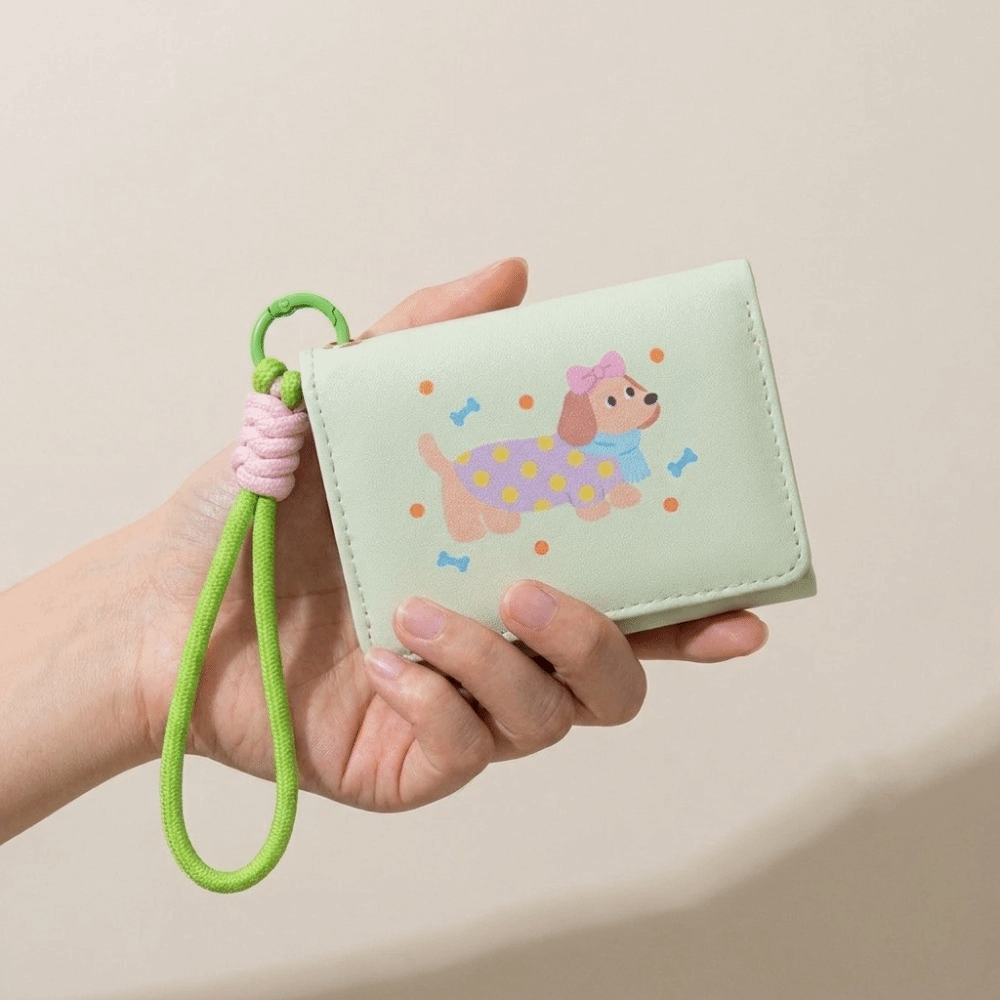 PU Dachshund Dog Wallet PU Lea - Leatherworking Items 리뷰 및 가격