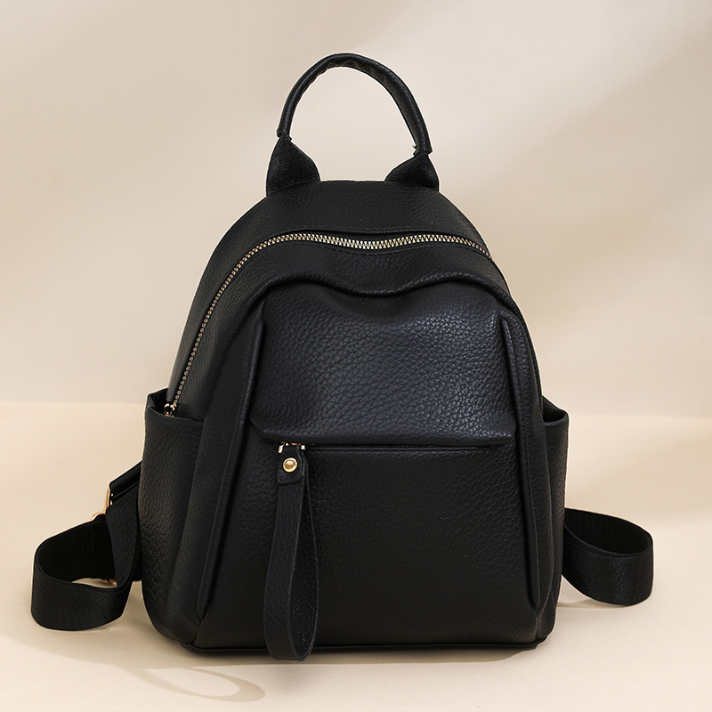 Litchi Pattern Leather Backpac - Leather Work Rucksack 리뷰 및 가격