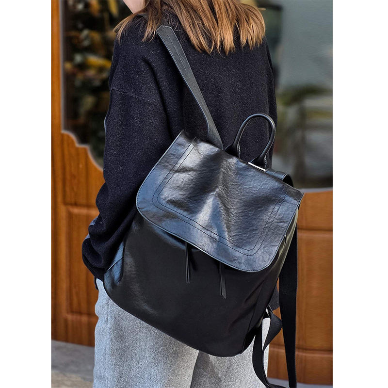 Top-Grain Vegetable Tanned Cow - Leather Work Rucksack 리뷰 및 가격