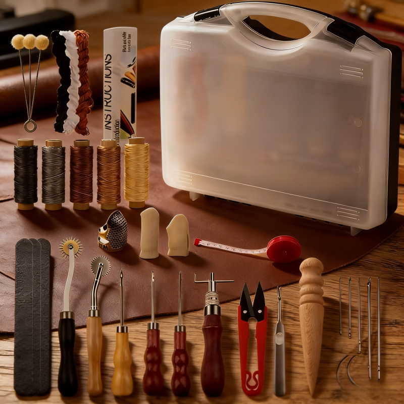 Leather Craft Tool Kit Leather - Leather Work Organiser 리뷰 및 가격