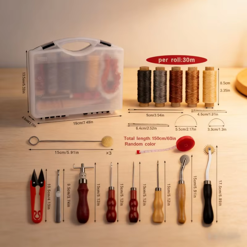 Leather Craft Tool Kit Leather - Leather Work Organiser 리뷰 및 가격