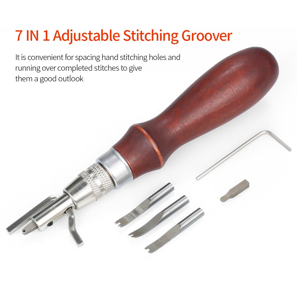 Adjustable Leather Stitching G - Groover Stitching Tool 리뷰 및 가격