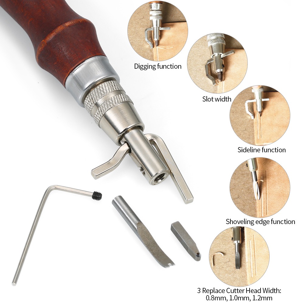 Adjustable Leather Stitching G - Groover Stitching Tool 리뷰 및 가격