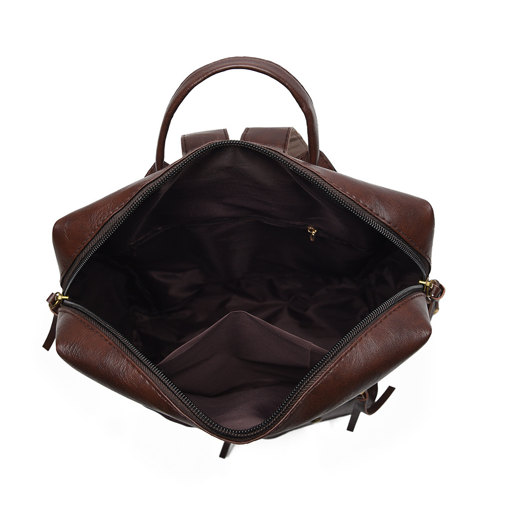 Women's Vintage PU Leather Bac - Leather Work Rucksack 리뷰 및 가격