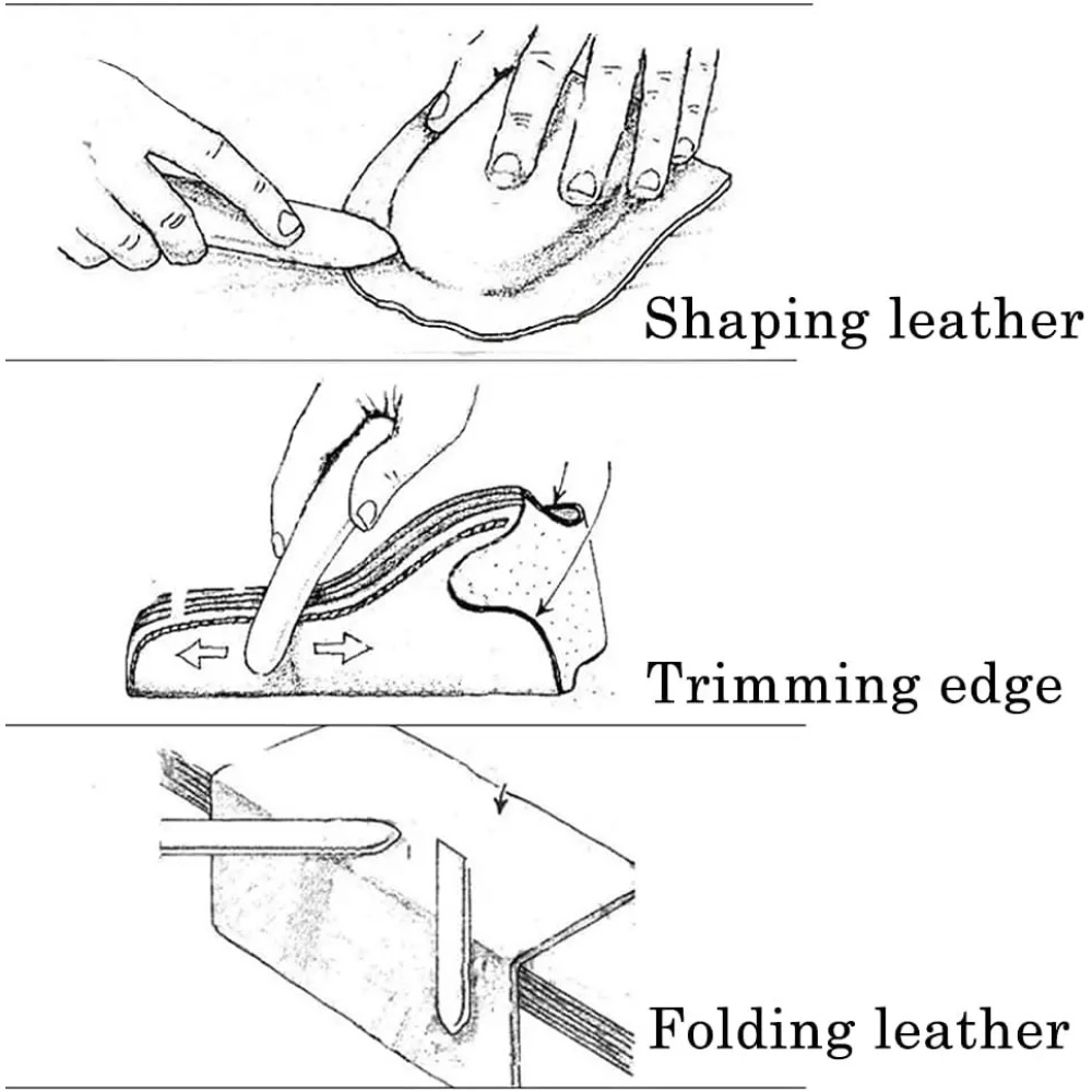 Leather Craft Edge Burnishing  - Leather Work Organiser 리뷰 및 가격