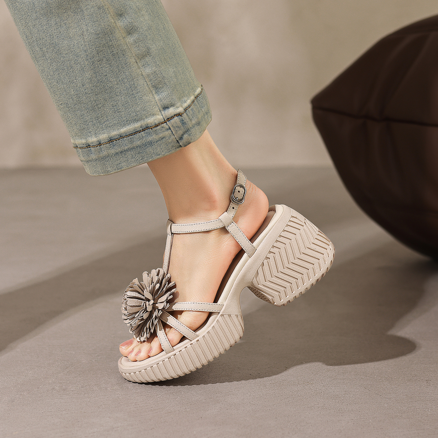 Genuine Leather Cowhide Women  - Leather Work Flats Women 리뷰 및 가격