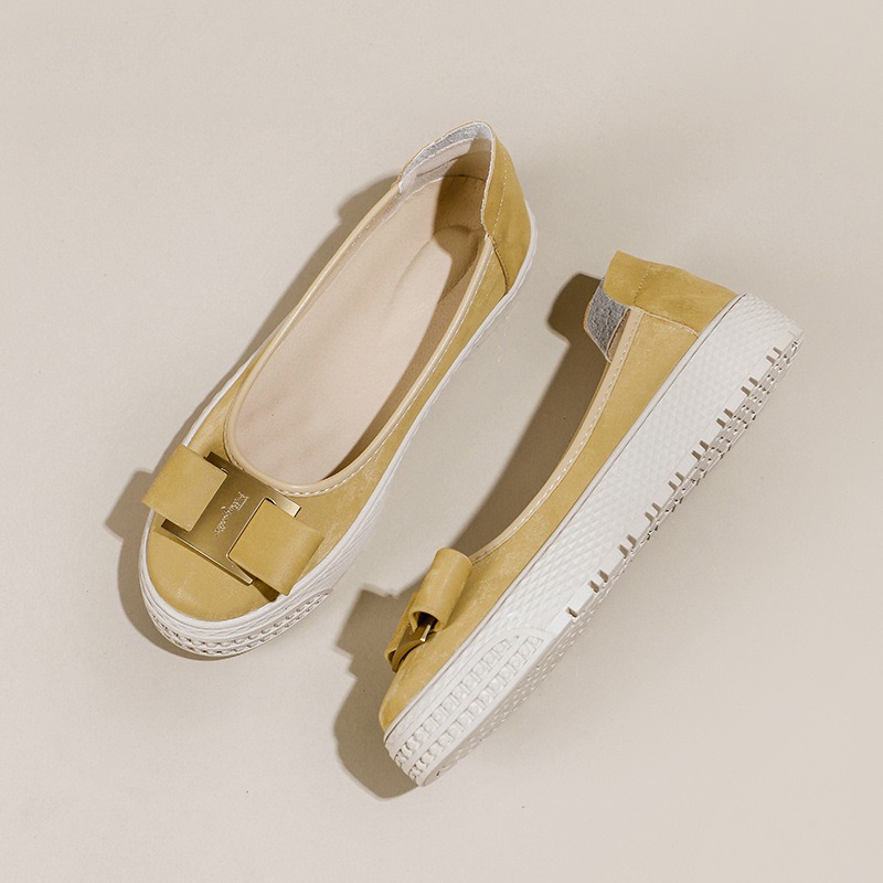 Fashion Women's Shoes Exquisit - Leather Work Flats Women 리뷰 및 가격